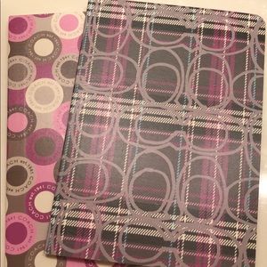 Coach two journal set (opened)